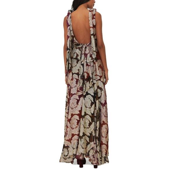 Farm Rio Womens Maxi Dress, Tan - Picture 2 of 3